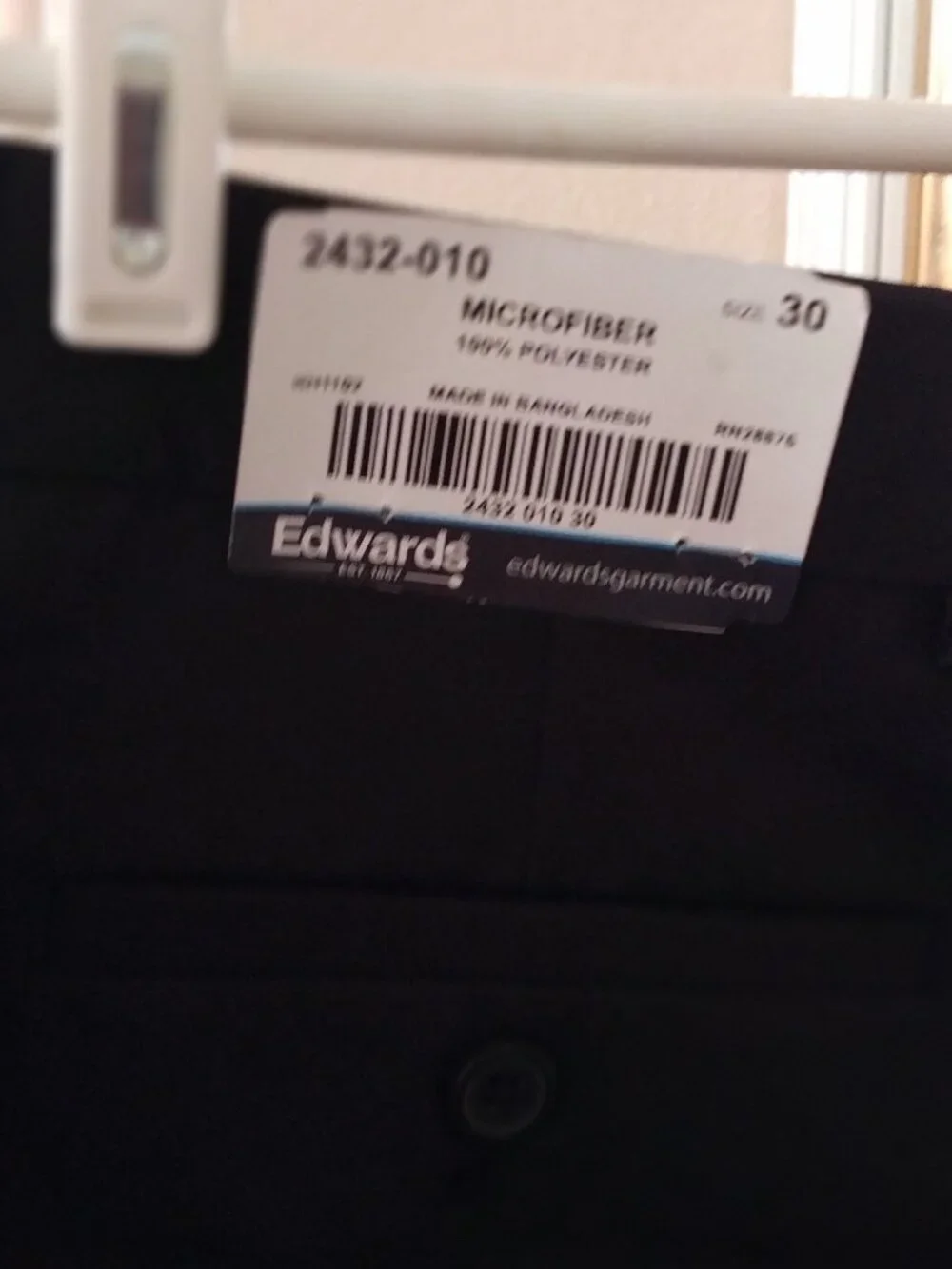 Men's Shorts Size 30 Black Edwards NWT